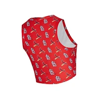 Ensemble débardeur et jupe-short en tricot rouge Concepts Sport pour femmes des Cardinals de Saint-Louis
