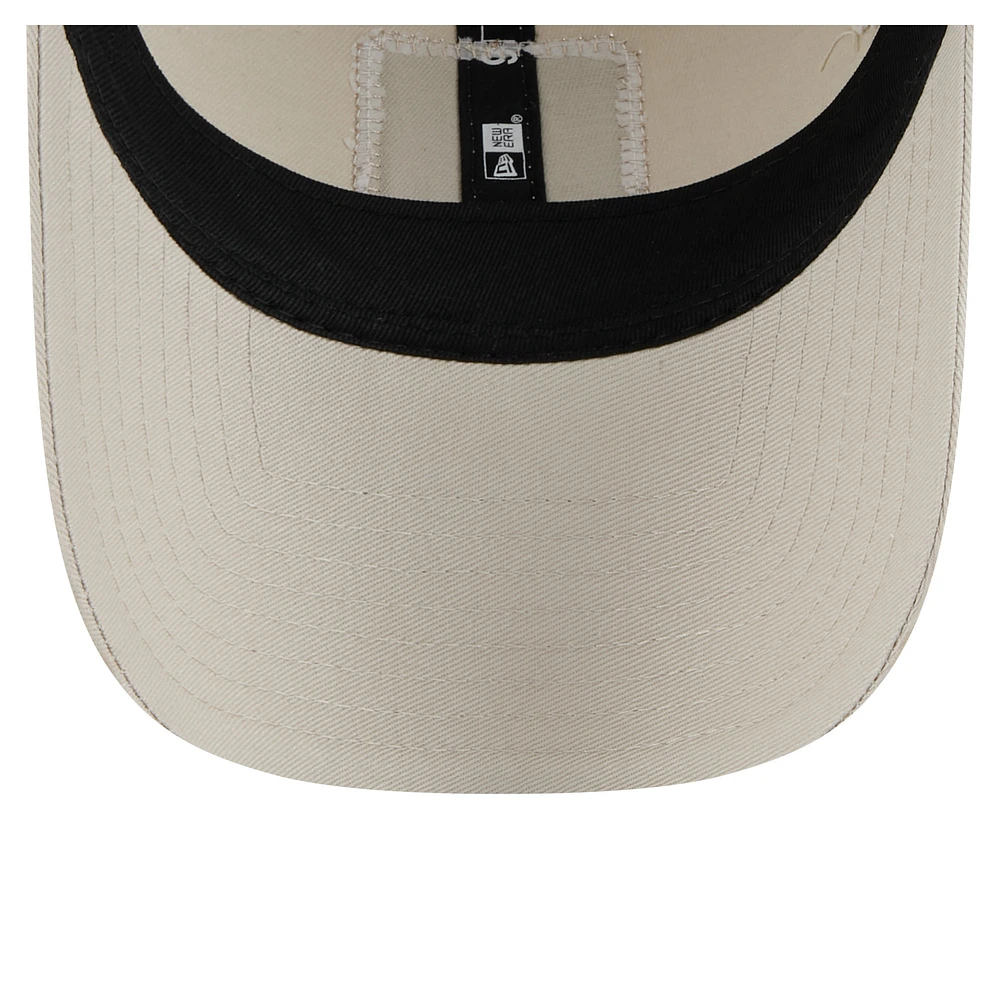 Women's New Era  Light Beige St. Louis Cardinals Square Stitch 9TWENTY Adjustable Hat