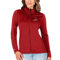 Women's Antigua Red St. Louis Cardinals Generation Full-Zip Jacket