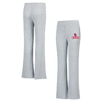 Women's Concepts Sport Gray St. Louis Cardinals Juniper Rib Knit Flare Sleep Pants