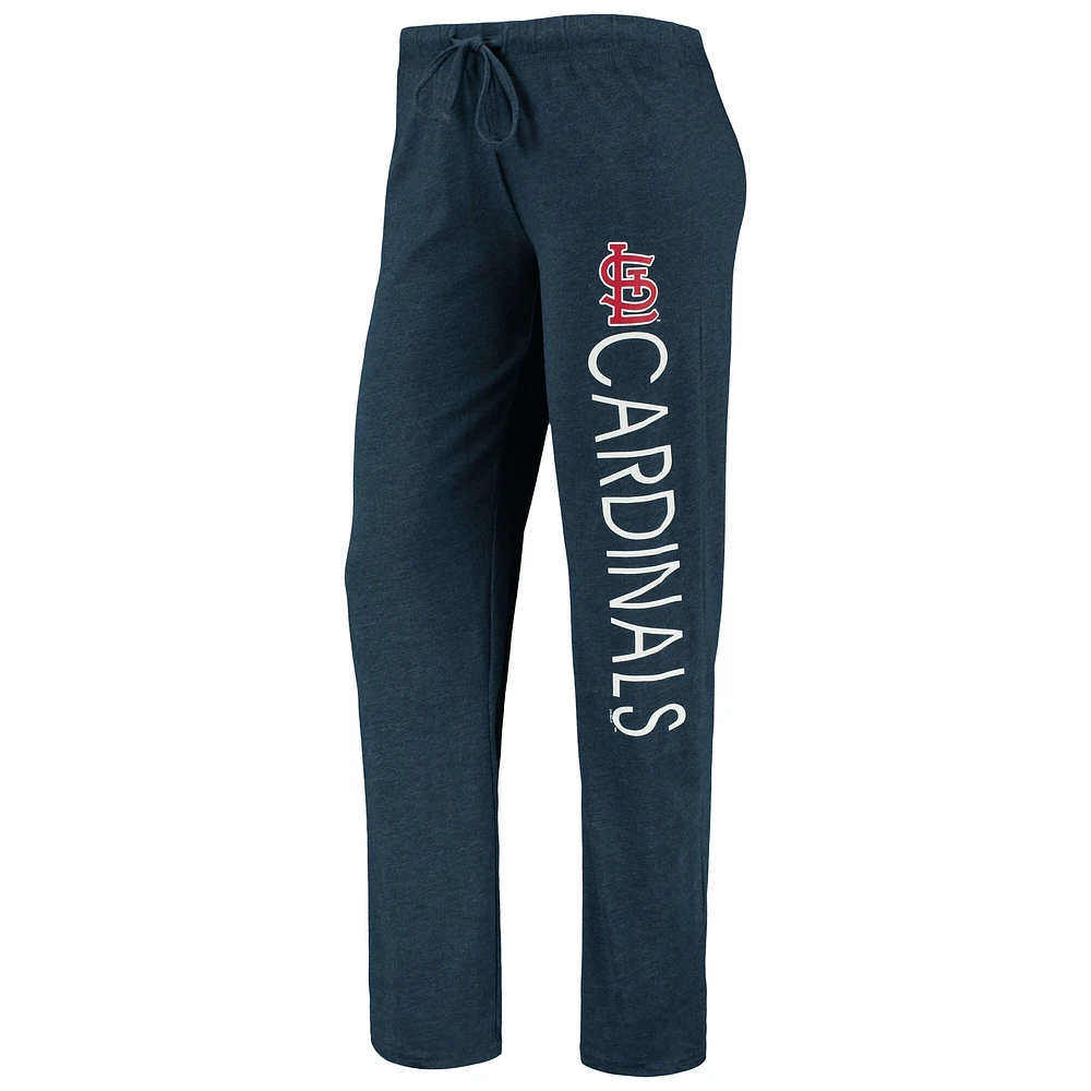 Concepts Sport Ensemble de nuit avec débardeur et pantalon pour femmes St. Louis Cardinals Meter Muscle Bleu marine/rouge