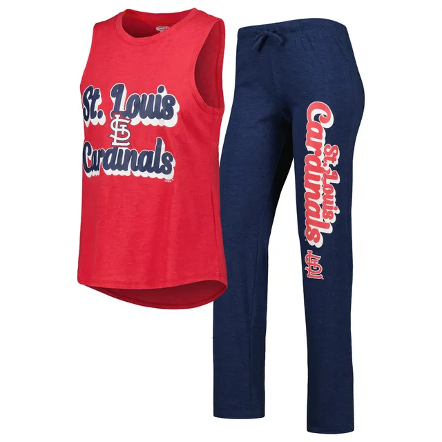 Lids St. Louis Cardinals Concepts Sport Women's Plus Tank Top & Shorts  Sleep Set - White/Red