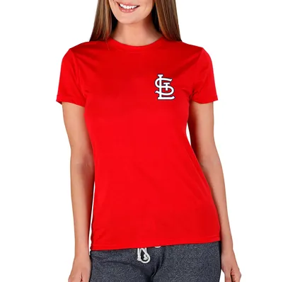 St. Louis Cardinals Concepts Sport Women's Marathon Knit T-Shirt - Red