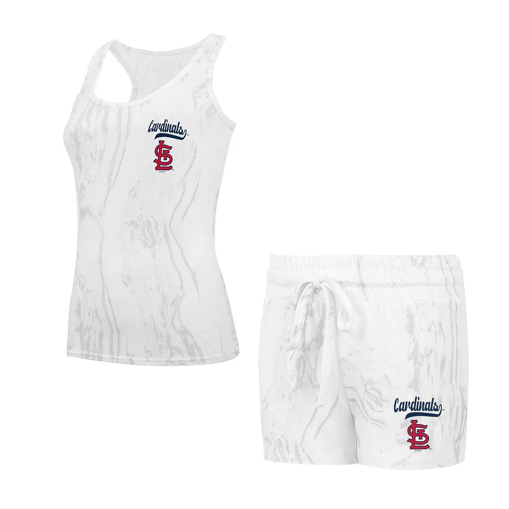 Ensemble débardeur et short Concepts Sport St. Louis Cardinals Quartz pour femmes