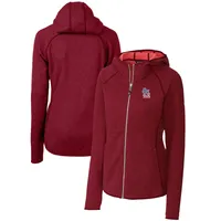 St. Louis Cardinals Nike Women's Authentic Collection Therma Fleece  Full-Zip Hoodie - Red/Navy