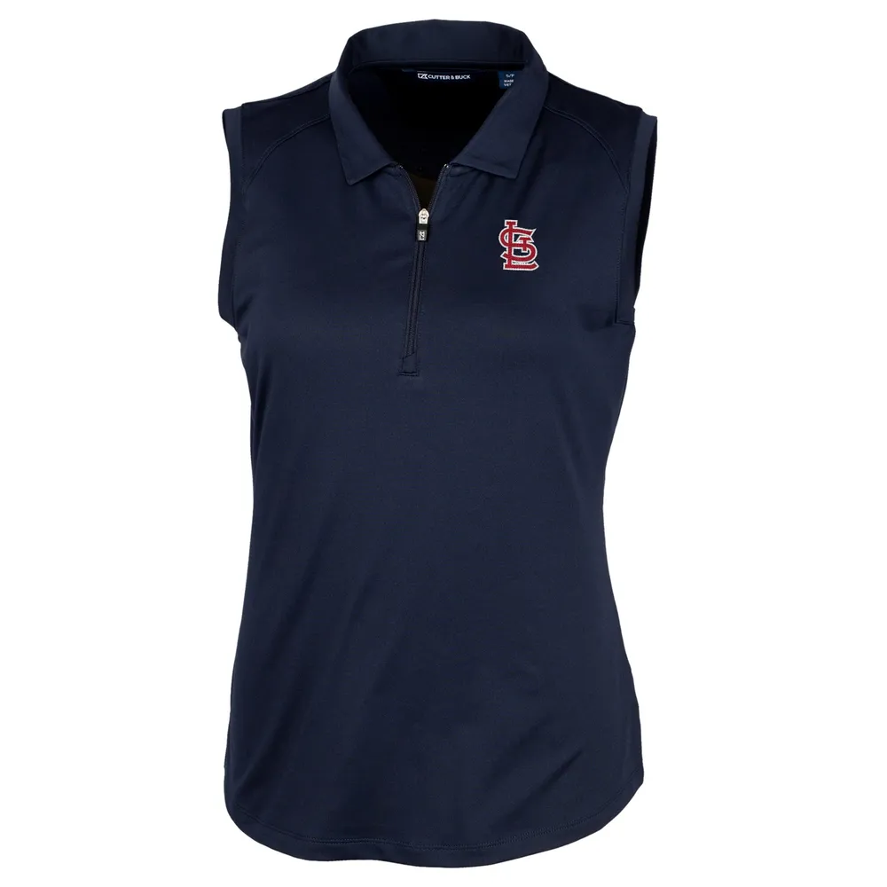 Lids St. Louis Cardinals Cutter & Buck Women's Americana Logo DryTec Forge  Stretch Sleeveless Polo