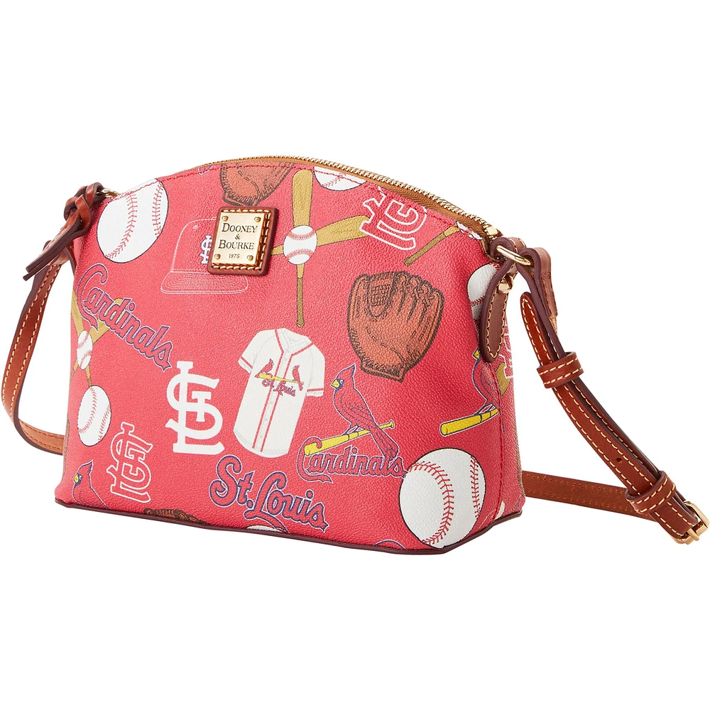 Sac à bandoulière Dooney & Bourke St. Louis Cardinals Game Day Suki pour femme