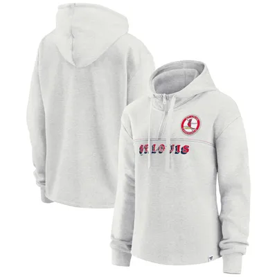 Lids St. Louis Cardinals Refried Apparel Women's Cropped Pullover Hoodie -  White/Red