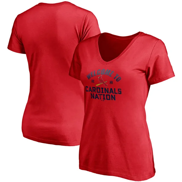 Lids Chicago Cubs vs. St. Louis Cardinals Fanatics Branded Women's 2023 MLB  World Tour: London Series Diamond Matchup V-Neck T-Shirt - Black