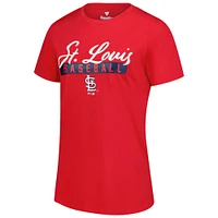 Women's Fanatics Red St. Louis Cardinals Fan T-Shirt