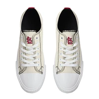 Women's FOCO Cream St. Louis Cardinals Low Top Canvas Shoes