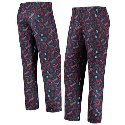 St. Louis Cardinals FOCO Women's Retro Print Sleep Pants - Navy