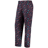 Women's FOCO Navy St. Louis Cardinals Retro Print Sleep Pants