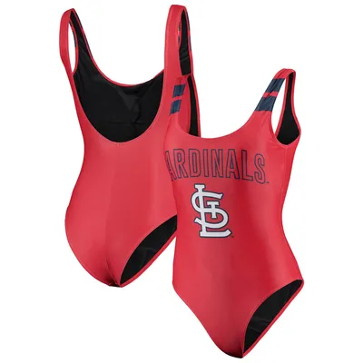 St. Louis Cardinals FOCO Women's One-Piece Bathing Suit - Red