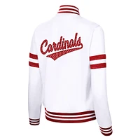 Women's G-III 4Her by Carl Banks White St. Louis Cardinals Pre-Game - Full-Zip Track Jacket