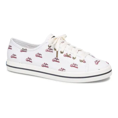 Women's Keds White New York Yankees Kickstart Repeat Logo Sneakers