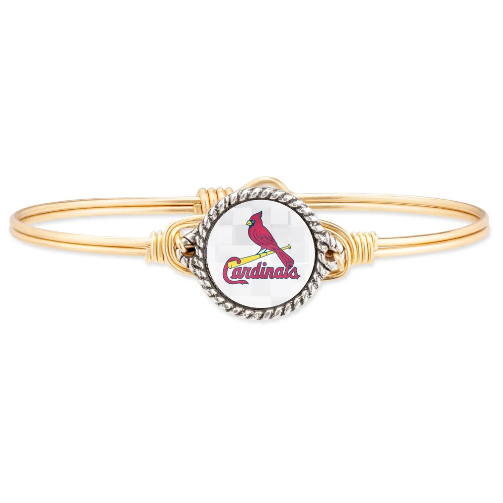 Lids St. Louis Cardinals Women's Logo Bangle Bracelet - Silver