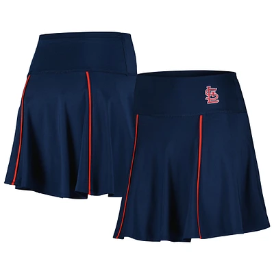 Jupe-short Colleen Lusso Navy St. Louis Cardinals pour femmes