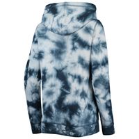 Women's New Era Navy St. Louis Cardinals Tie-Dye Full-Zip Hoodie