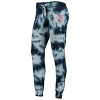 Women's New Era Navy St. Louis Cardinals Tie-Dye Jogger Pants