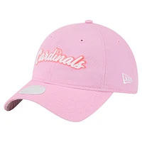 Casquette ajustable 9TWENTY rose New Era pour femme, motif St. Louis Cardinals, fête des mères