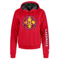 Women's New Era Red St. Louis Cardinals 2024 City Connect Pullover Hoodie