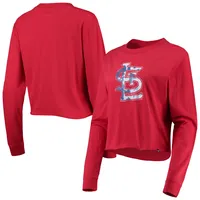 Women's Refried Apparel Navy Boston Red Sox Cropped T-Shirt Size: Small