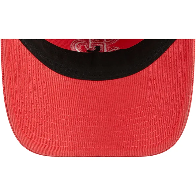 St. Louis Cardinals New Era 9TWENTY Red Adjustable Strapback Hat Women