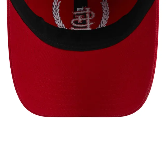 Women's St. Louis Cardinals New Era Red Leaves 9TWENTY Adjustable Hat