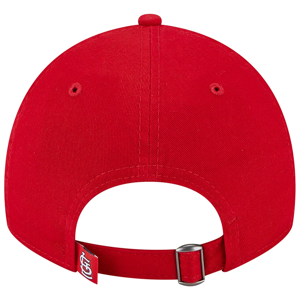 Casquette ajustable 9TWENTY rouge des Cardinals de Saint-Louis pour femme New Era