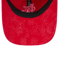 Women's New Era Red St. Louis Cardinals Tonal Floral 9TWENTY Adjustable Hat