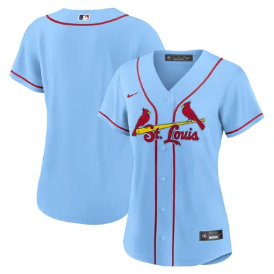 Louis Cardinals Nike Alternate Replica Custom Jersey Light Blue