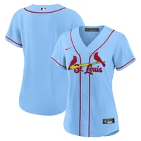Maillot d'équipe Nike St. Louis Cardinals Alternate Replica bleu clair pour femme