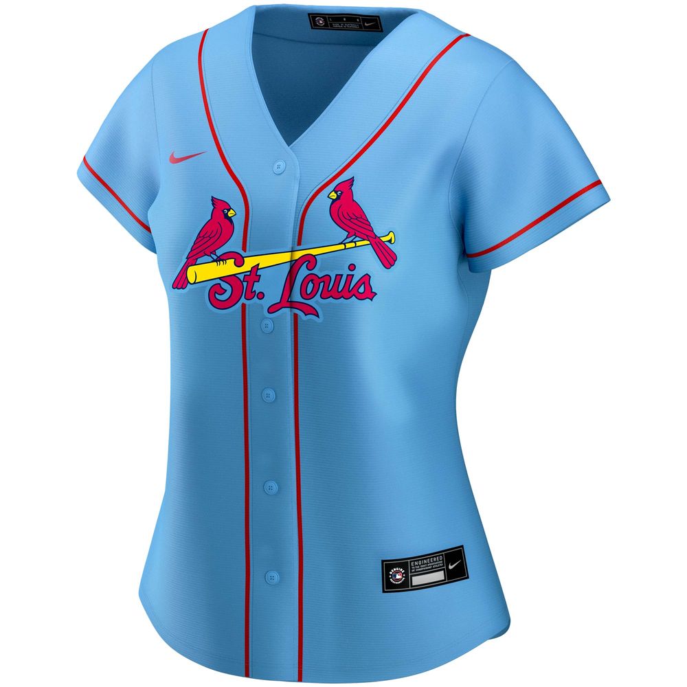 Women's Nike Light Blue St. Louis Cardinals Alternate Replica Team - Jersey