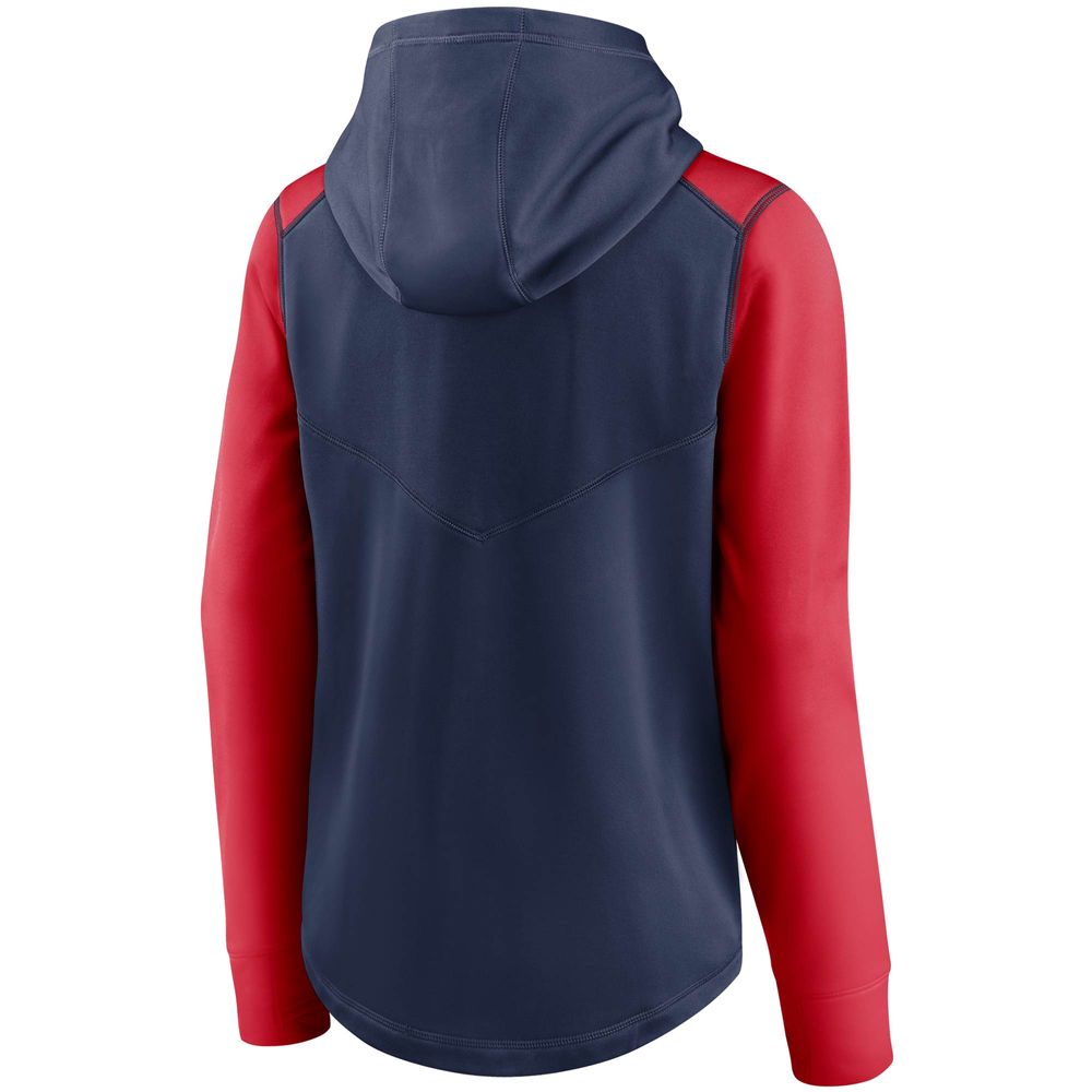 Women's Nike Navy/Red St. Louis Cardinals Authentic Collection Baseball Performance Full-Zip Hoodie