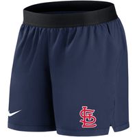 Women's Nike Navy St. Louis Cardinals Authentic Collection Flex Vent Max Performance Shorts