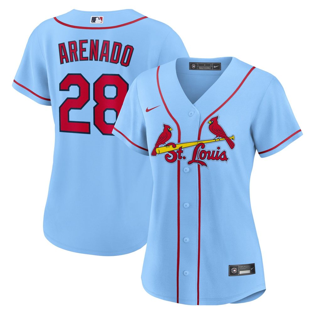Nolan Arenado St. Louis Cardinals Nike Youth Alternate Replica Player Jersey  - Light Blue