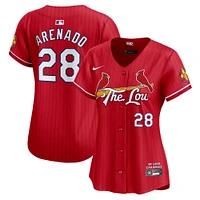 Maillot de joueur Nike Nolan Arenado St. Louis Cardinals 2024 City Connect Limited pour femme, rouge