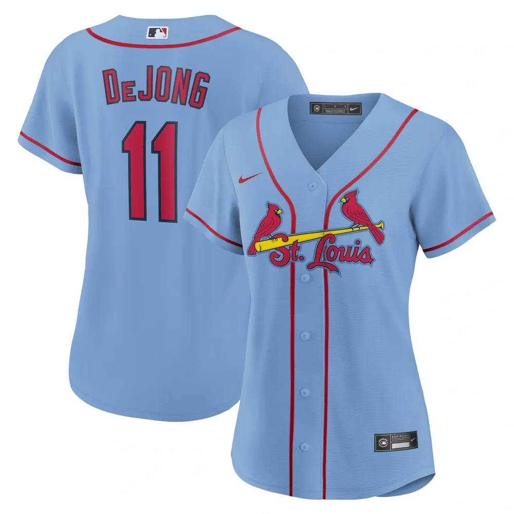 Men's Nike Yadier Molina Light Blue St. Louis Cardinals Name