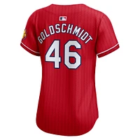 Maillot de joueur Nike Paul Goldschmidt St. Louis Cardinals 2024 City Connect Limited pour femme, rouge