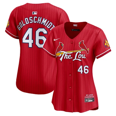 Women's Nike Paul Goldschmidt Red St. Louis Cardinals 2024 City Connect Limited Player Jersey