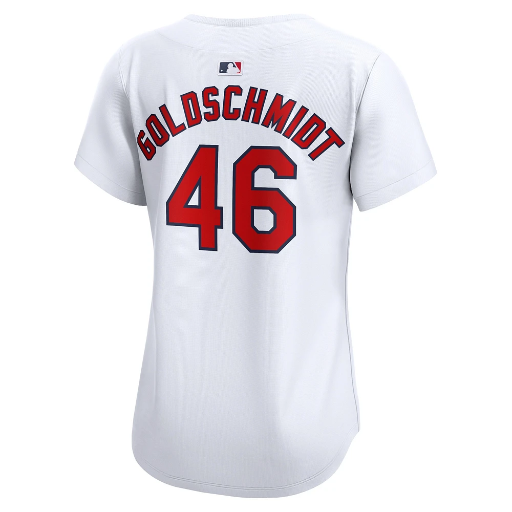 Maillot de joueur Nike Paul Goldschmidt blanc St. Louis Cardinals Home Limited pour femme