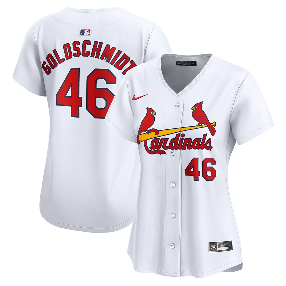 Maillot de joueur Nike Paul Goldschmidt blanc St. Louis Cardinals Home Limited pour femme