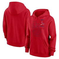 Sweat à capuche Nike St. Louis Cardinals Big Game rouge pour femme