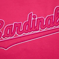 T-shirt court Pro Standard Pink St. Louis Cardinals Triple Boxy pour femmes