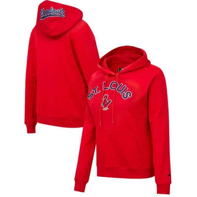 Lids St. Louis Cardinals Levelwear Women's Vivid Scuba Neck Long Sleeve  Hoodie T-Shirt - Red