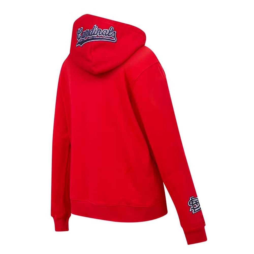 Women's Nike Red/Navy St. Louis Cardinals Authentic Collection Pullover  Hoodie