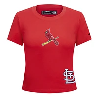 T-shirt court Baby Doll Game Day Classics rouge Pro Standard pour femme des Cardinals de St. Louis