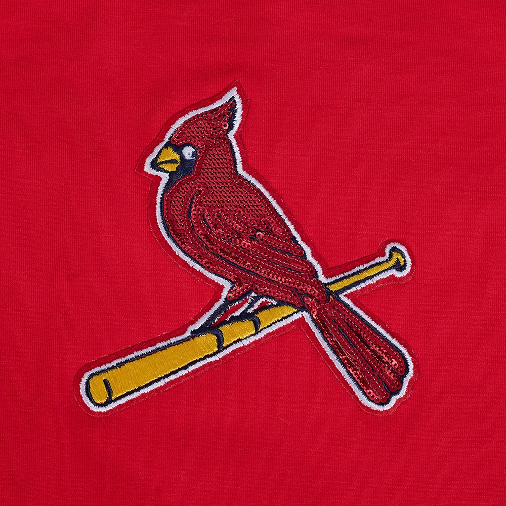 T-shirt court Baby Doll Game Day Classics rouge Pro Standard pour femme des Cardinals de St. Louis