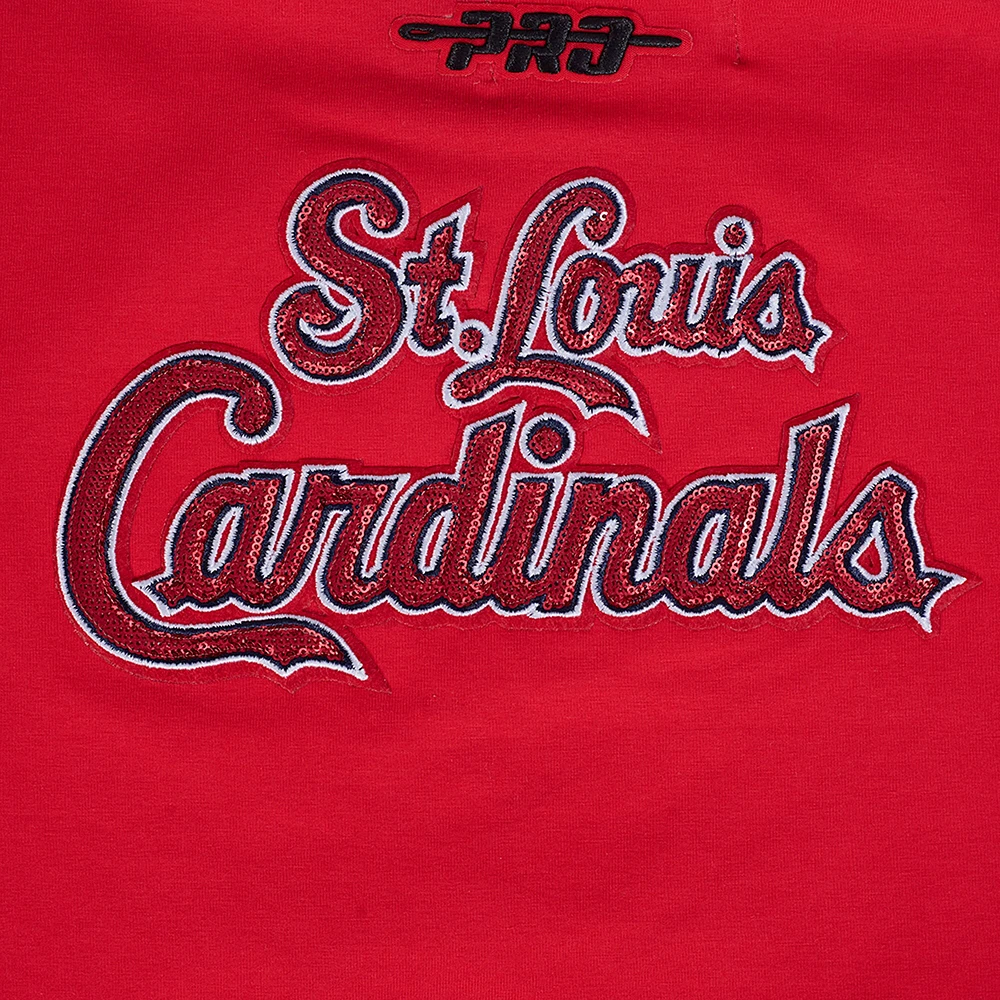 T-shirt court Baby Doll Game Day Classics rouge Pro Standard pour femme des Cardinals de St. Louis